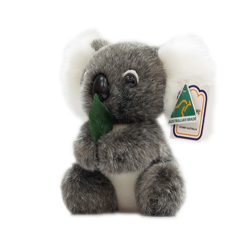 Koala with Gum Leaf 15cm