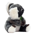 Koala With Gum Leaf 22cm