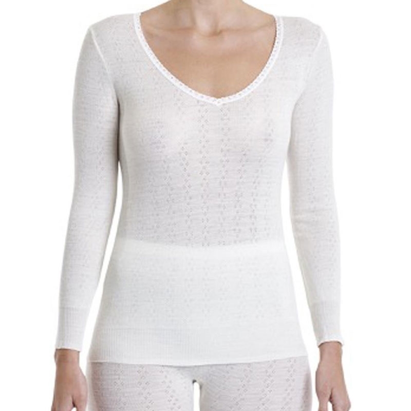 Pure Merino Wool Underwear Womens Long Sleeve /