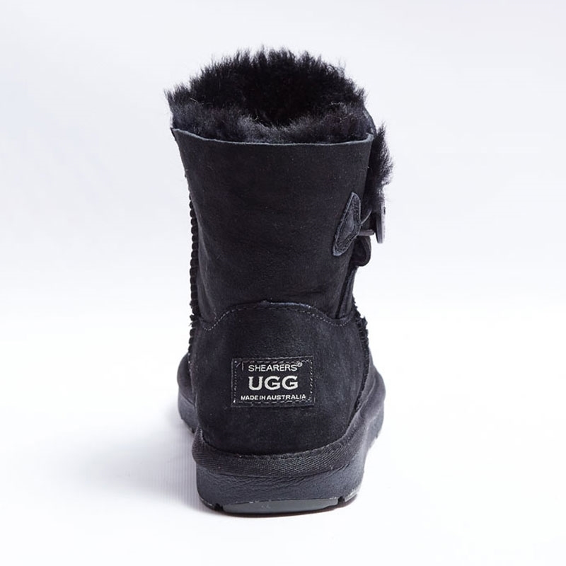 Shearer's Ugg Mini Single Button Black